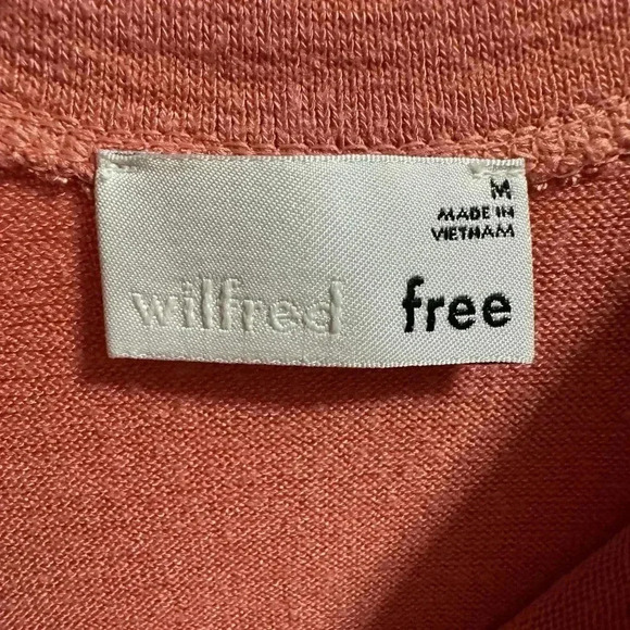 Wilfred Free Aritzia Izabel Romper Salmon Pink Size Medium - Picture 3 of 4